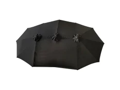 Chapéu-de-chuva duplo 2,7x4,6m LINAI preto