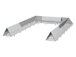 Chicken Coop Run, Túneis para Galinhas SucceBuy 600 × 400 × 61.5 cm, Túnel Portátil para Galinhas de Exterior