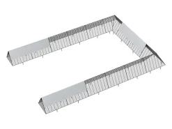 Chicken Coop Run, Túneis para Galinhas SucceBuy 600 × 400 × 61.5 cm, Túnel Portátil para Galinhas de Exterior