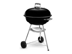Churrasqueira a Carvão Compacta Weber 57cm com Carrinho - Preto