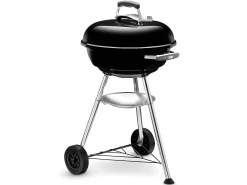 Churrasqueira a Carvão Weber Compact Kettle Ø47 cm Preto