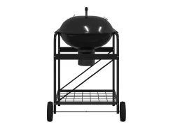 Churrasqueira ao ar livre com roda Preto 91 x 71 x 107 cm Metal