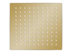 Chuveiro de teto aço inoxidável 20x20 cm quadrado dourado 02_0002090