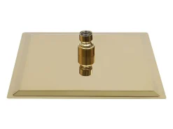 Chuveiro de teto aço inoxidável 20x20 cm quadrado dourado 02_0002090