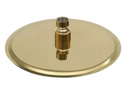 Chuveiro de teto chuveiro de mão ducha manual acessório para banheiro aço inoxidável 20 cm de diâmetro dourado 02_0002085