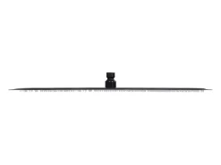Chuveiro de teto chuveiro de mão acessório para banheiro aço inoxidável 50 cm redondo preto 02_0002076