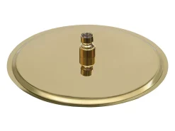 Chuveiro de teto chuveiro de mão ducha manual acessório para banheiro aço inoxidável 30 cm de diâmetro dourado 02_0002087