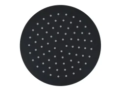 Chuveiro de teto chuveiro de mão ducha manual acessório para banheiro aço inoxidável 20 cm de diâmetro preto 02_0002072