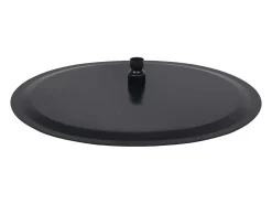 Chuveiro de teto chuveiro de mão ducha higiênica acessório para banheiro aço inoxidável 40 cm redondo preto 02_0002075