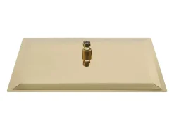 Chuveiro de teto com ducha higiênica acessório para banheiro aço inoxidável quadrado 50 x 50 cm dourado 02_0002094