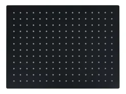Chuveiro de teto com ducha higiênica acessório para banheiro aço inoxidável retangular 40 x 30 cm preto 02_0002083