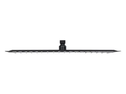 Chuveiro de teto com ducha higiênica acessório para banheiro aço inoxidável quadrado 50 x 50 cm preto 02_0002081