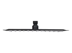 Chuveiro de teto com ducha higiênica acessório para banheiro aço inoxidável retangular 30 x 20 cm preto 02_0002082
