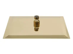 Chuveiro de teto em aço inoxidável 30x20 cm retangular acabamento dourado 02_0002095