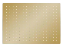 Chuveiro de teto em aço inoxidável 40x30 cm retangular acabamento dourado 02_0002096