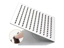 Chuveiro termostático Aica coluna termostática chuveiro termostático chuveiro quadrado grande chuveiro de aço inoxidável cromado 80-120cm