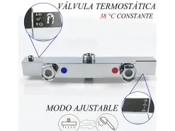 Chuveiro termostático Aica coluna termostática chuveiro termostático chuveiro quadrado grande chuveiro de aço inoxidável cromado 80-120cm