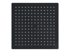 Chuveiro tipo chuva ducha higiênica acessório para banheiro aço inoxidável quadrado 30 x 30 cm preto 02_0002079