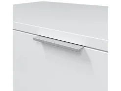 Cómoda 3 gavetas aglomerado branco 80x70x38cm
