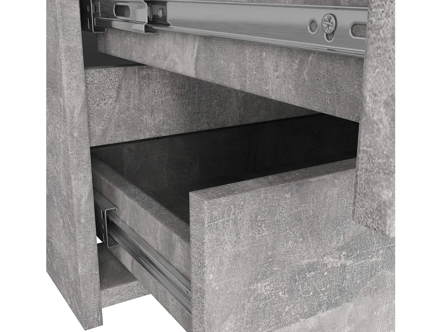 Cômoda 6 Gavetas Beton 100x57x35 cm - Design Mat