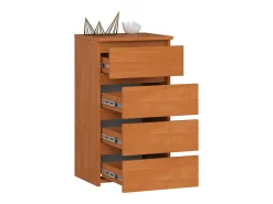 Cômoda 4 Gavetas CARVÉ Olha 40cm (Pinho) - Autonomia e Elegância em Mobiliário