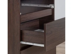 Cômoda 3 Gavetas Wenge 60 cm