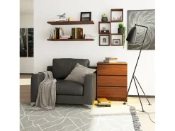Cômoda 3 Gavetas Wenge 60 cm