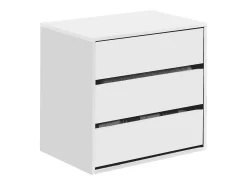 Cômoda branca, 60x57x44 cm