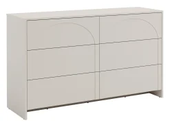 Cômoda com 6 gavetas mdf bege - NALYRA de Maison Céphy