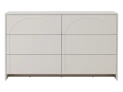 Cômoda com 6 gavetas mdf bege - NALYRA de Maison Céphy