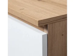 Cômoda Elegante K100 Artisan/Bluetooth - Estilo Clássico, 2 Portas, 3 Gavetas, Montagem DIY