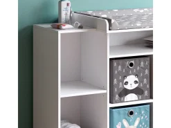 Cómoda para mudar de roupa branco 113x53x100 oskar