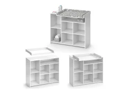 Cómoda para mudar de roupa branco 113x53x100 oskar
