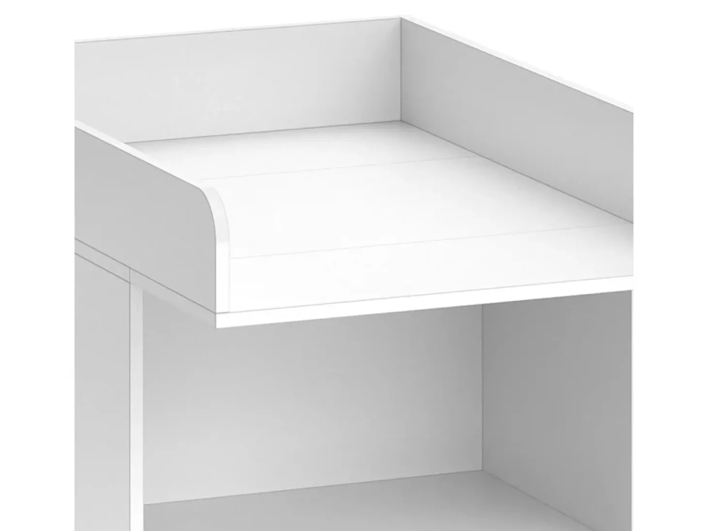 Cómoda para mudar de roupa branco 60x88x103 leo