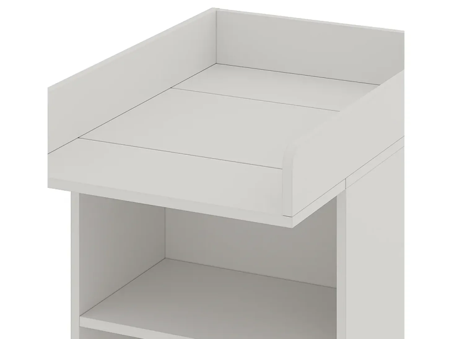 Cómoda para mudar de roupa branco 60x88x103.5 mona