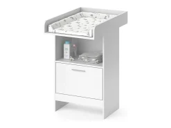 Cómoda para mudar de roupa branco 60x88x103 leo