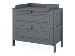 Cómoda para mudar de roupa cinza 108x70x98 ajaton