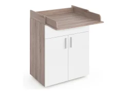 Cómoda para mudar de roupa branco/sonoma 75x50x100 lena