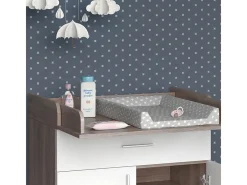 Cómoda para mudar de roupa branco/sonoma 75x50x100 lena