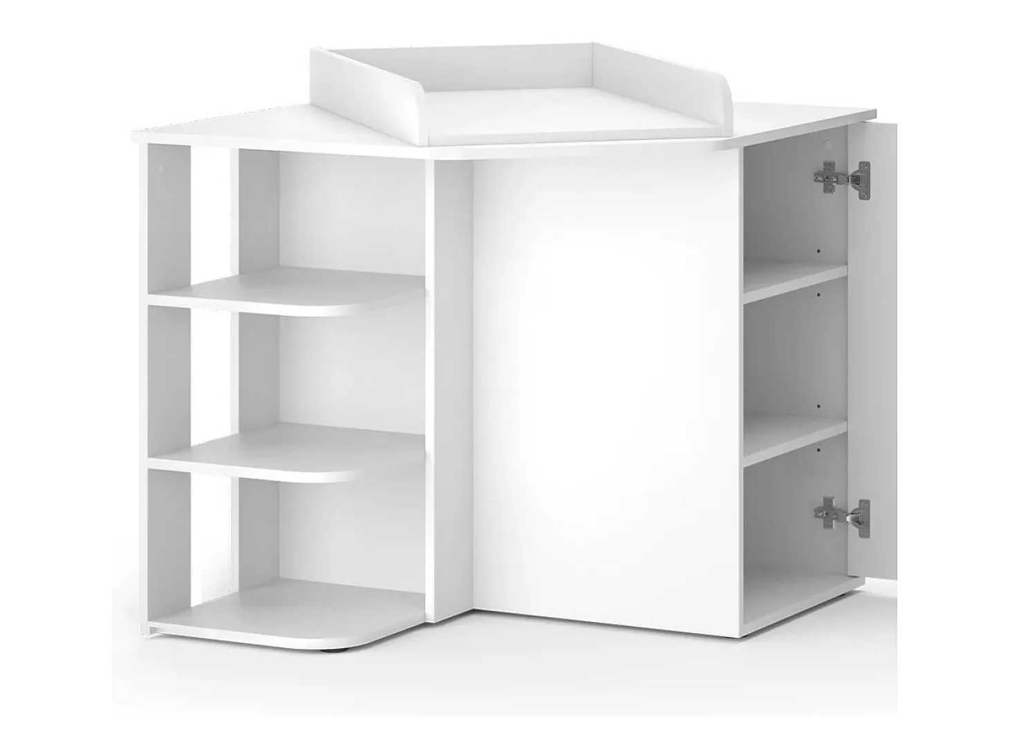 Cómoda para mudar de roupa branco 85x85x77.3 kristian