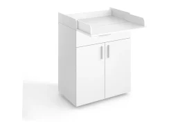 Cómoda para mudar de roupa branco 75x50x100 lena