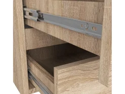 Cômoda Sonoma Oak 100cm | 6 Gavetas com Travas | Montagem Fácil