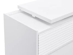 Cómoda toucador 6 gavetas e 3 nichos branco - BOPANIA