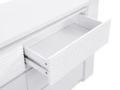 Cómoda toucador 6 gavetas e 3 nichos branco - BOPANIA