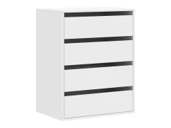 Cómoda 60x41x76 cm derivados de madeira branco