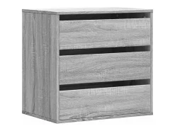 Cómoda 60x41x58 cm derivados de madeira cinzento sonoma