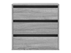 Cómoda 60x41x58 cm derivados de madeira cinzento sonoma