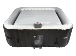 Cobertor insuflável - 134 x 134 cm - Cinza