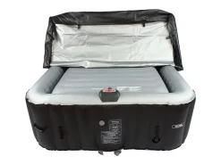 Cobertor insuflável - 134 x 134 cm - Cinza
