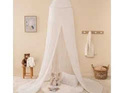 Cobertura da cama de algodão branco 350x250x50cm